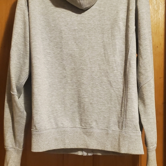 Gray Zip-Up Hoodie with Black Print Surf Style South Beach - Picture 5 of 5